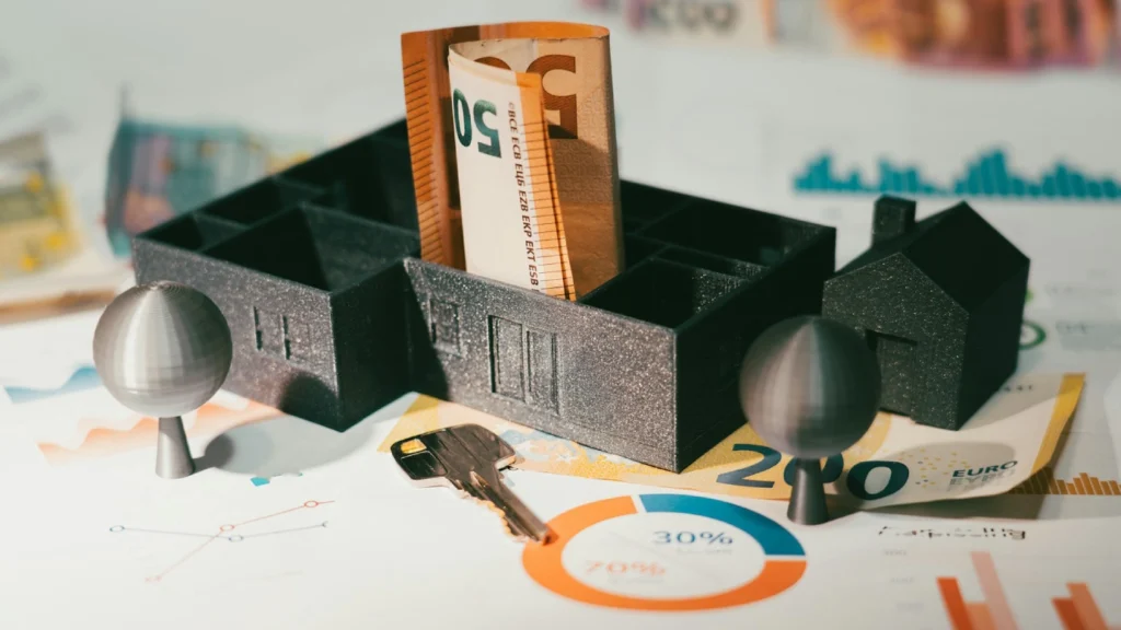 money with box