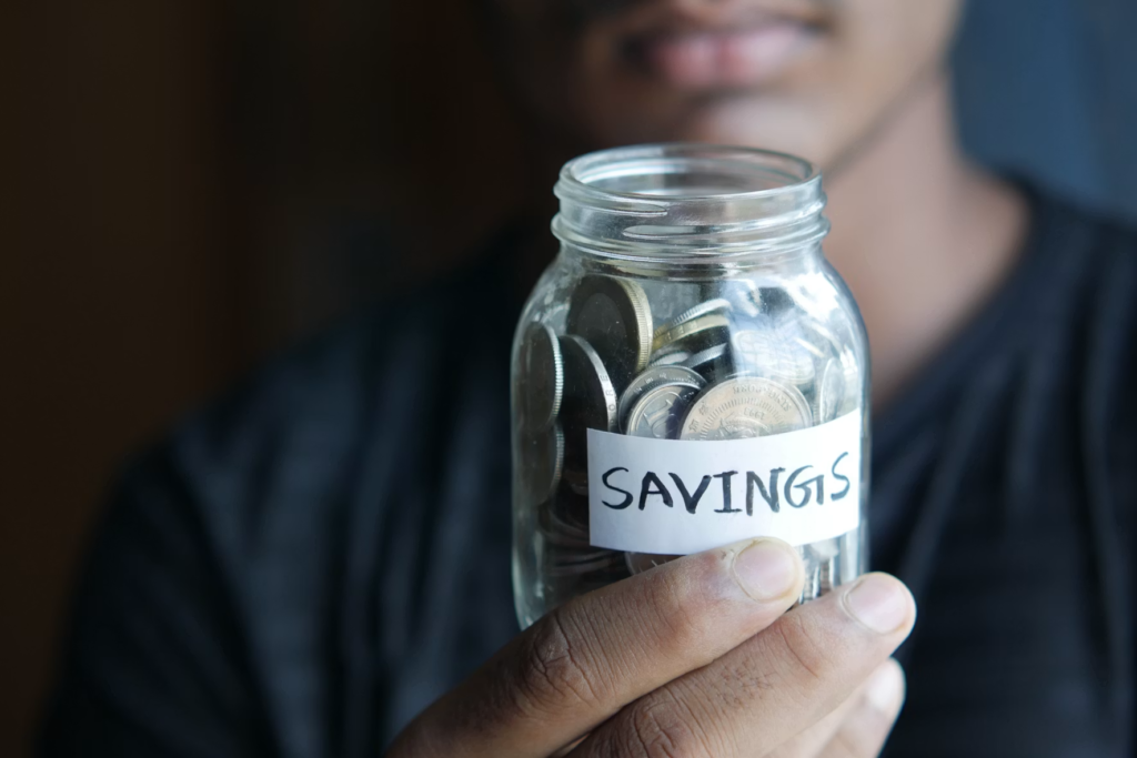 saving glass with a younger boy